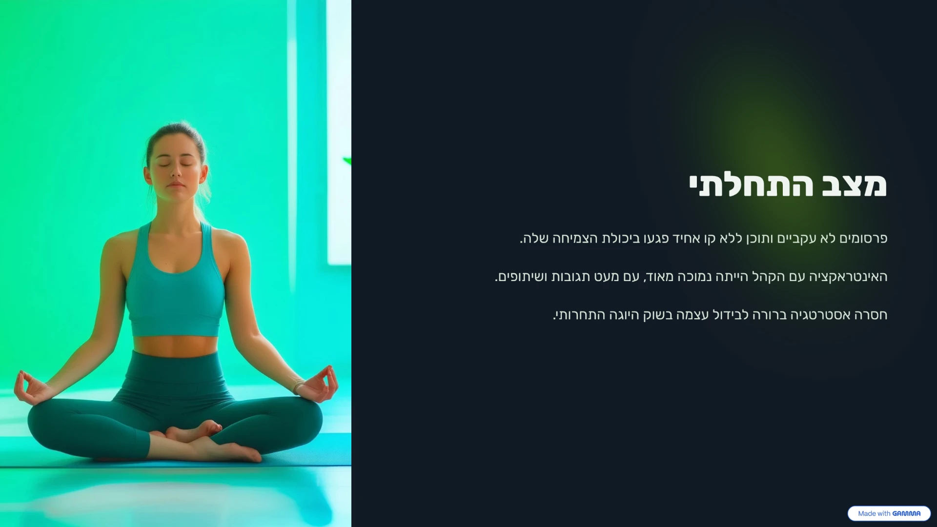 ANYA JOY — מורה ליוגה ויוצרת תוכן — קריאטיב 3