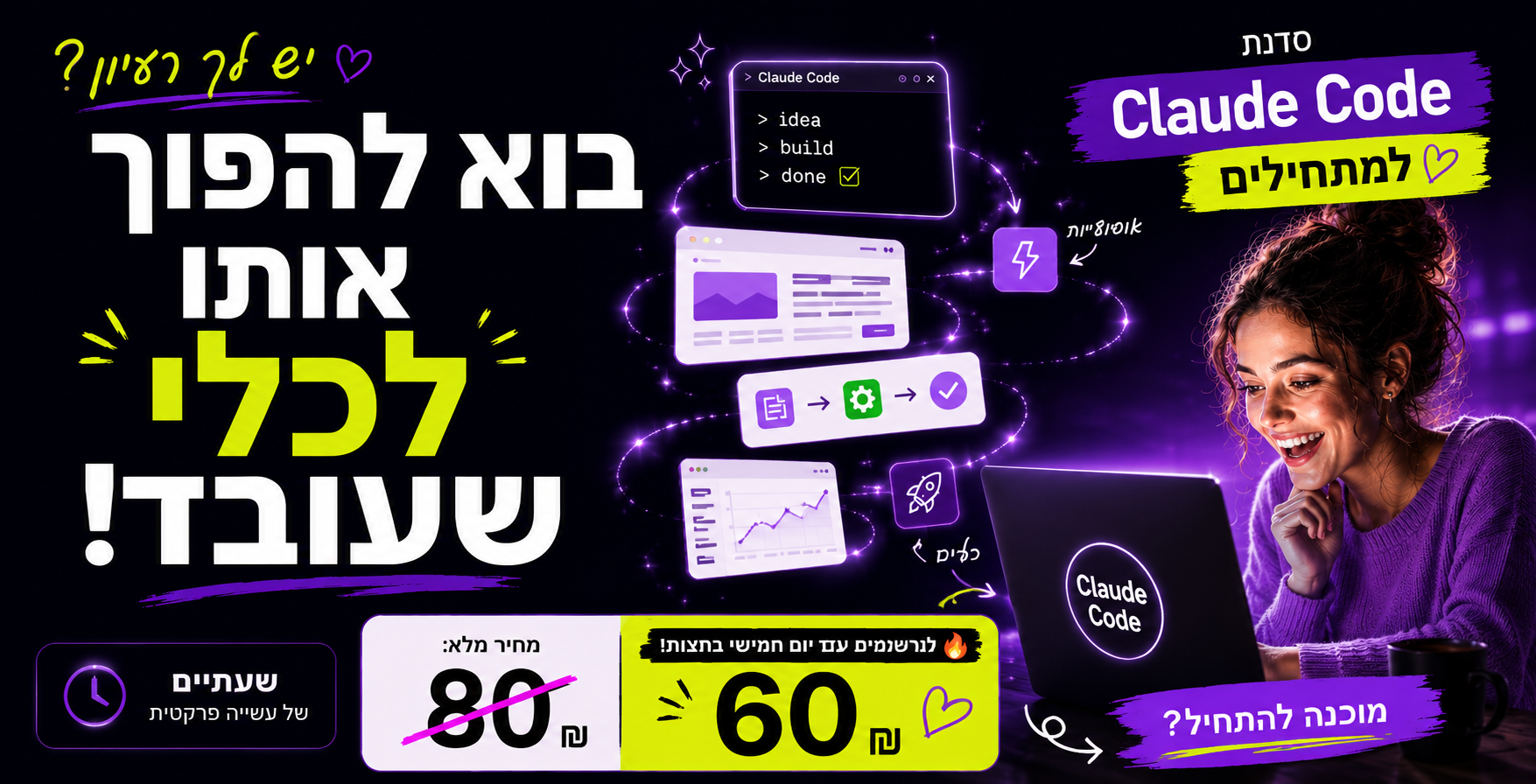 סדנת Claude Code מעשית למתחילים